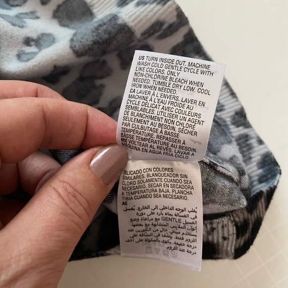 NWT JM Collection Cheetah-Print Crewneck Top, Gray Combo Women’s size Small - Picture 12 of 14